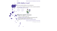 Desktop Screenshot of littlespikeyland.com