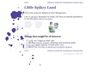 Tablet Screenshot of littlespikeyland.com